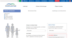 Desktop Screenshot of klinikum-bayreuth.de